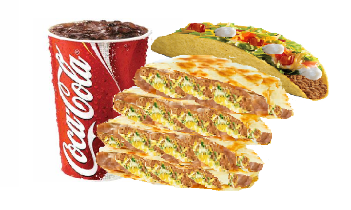 Combo Meal Deal Refried Beans Quesadilla
