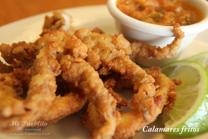 Calamares Fritos Con Salsa Cartagenera