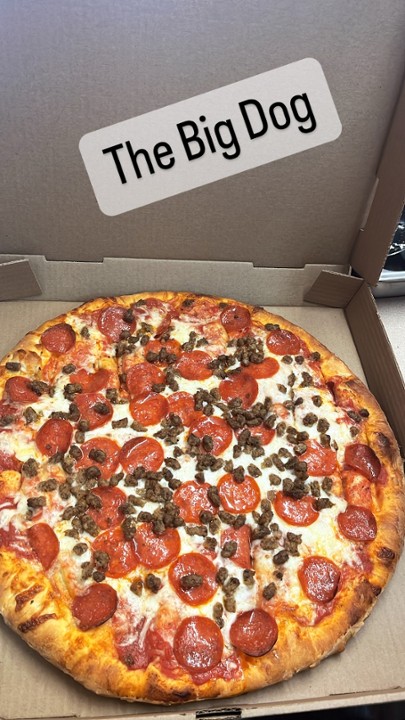 The Big Dog (Stuffed Crust) Pizza