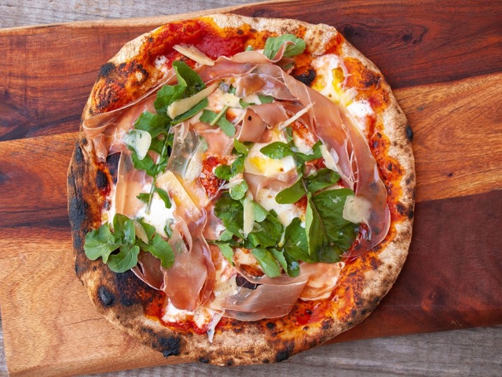 Prosciutto Arugula Pizza