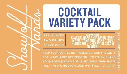 Build Your Own Cocktail Variety Pack (To Go Only)