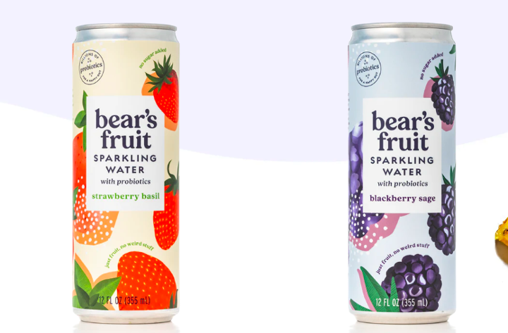 Bear's Fruit Sparkling Water w/ Probiotics