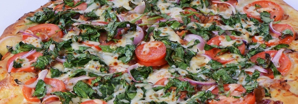 Spinach Feast Pizza