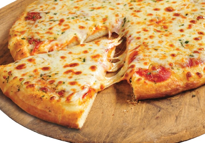 Medium Cheese Pizza, 6 Wings, 8 Parmesan Chunks and (2) 16.9oz Sodas