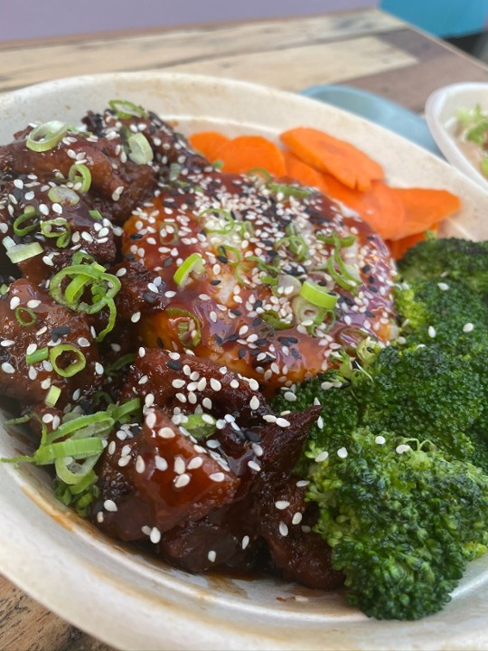 Spicy Korean Fried Cauliflower Bowl (GF)