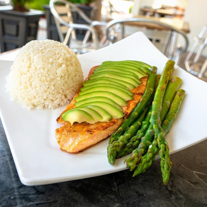 Salmon Avocado Plate