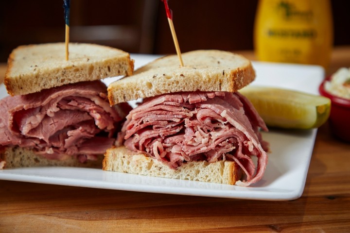 Hot Corned Beef Sandwich