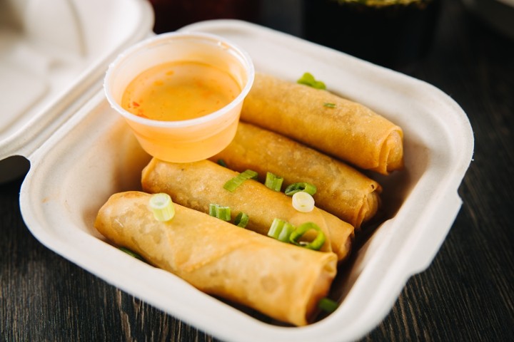 1. Crispy Veggie Rolls (4 pcs)