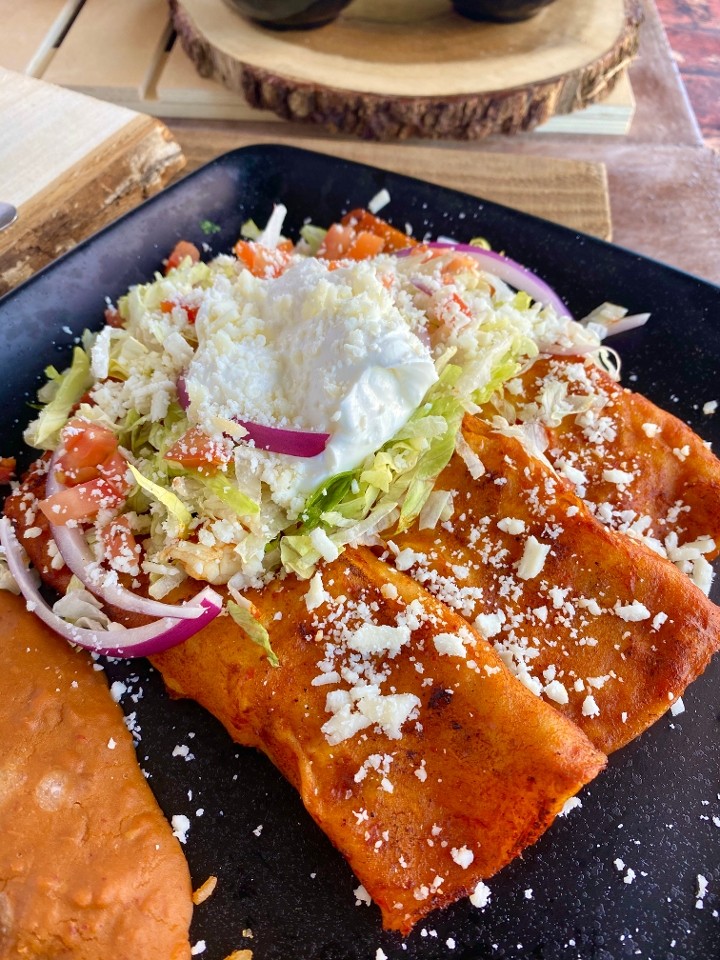Enchiladas Rancheras Plate