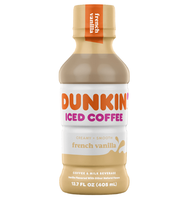 DUNKIN DONUTS FRENCH VANILLA ICED COFFEE 13.7