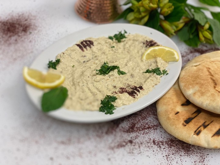 BABA GHANOUSH W/PITA BRD