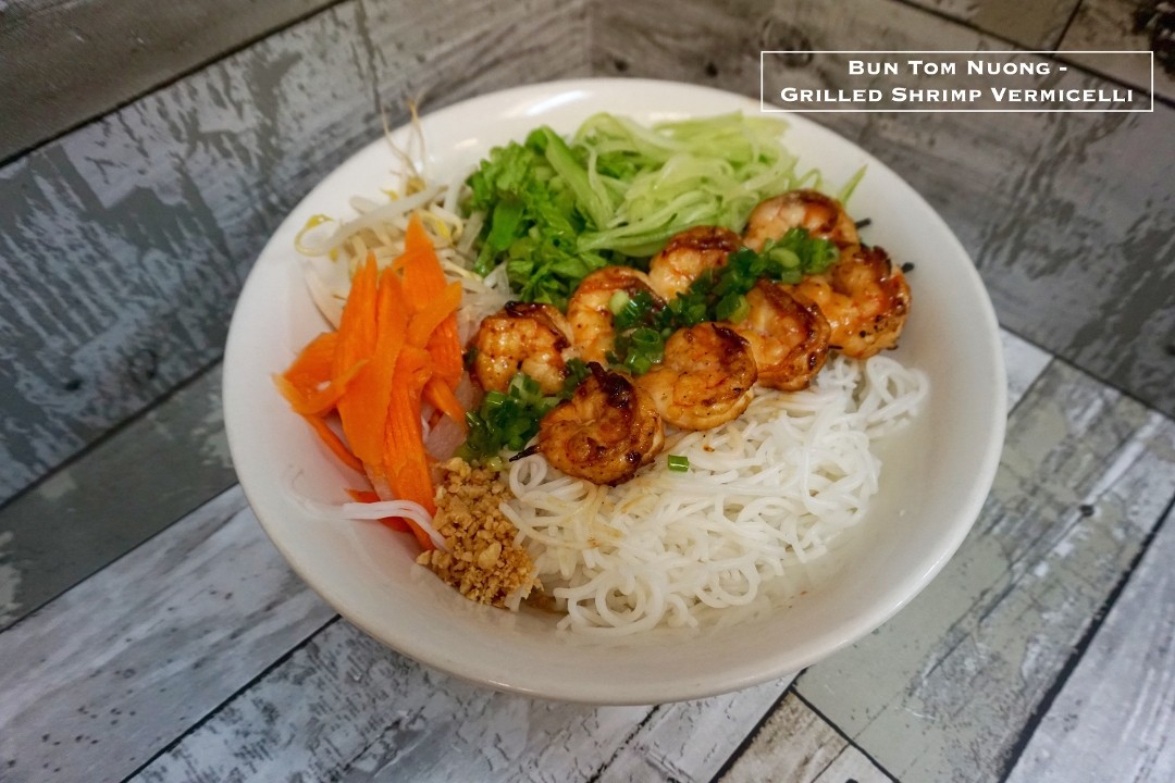 Bun Tom Nuong - Grilled Shrimp