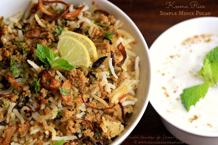 chicken kheema pulao