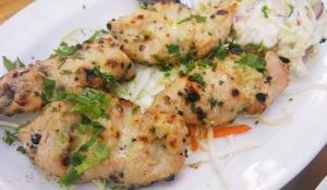 Malai Chicken Tikka Kabob Platter