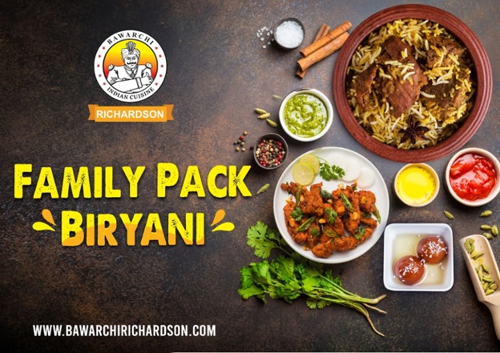 family pack - vijayawada boneless chicken biryani