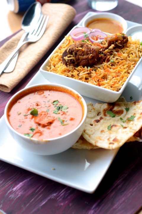 goat dum biryani combo