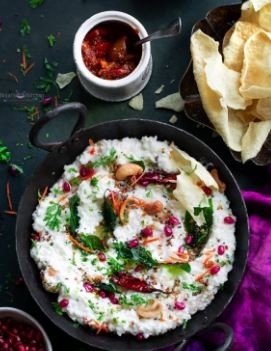 Curd Rice w/pickles