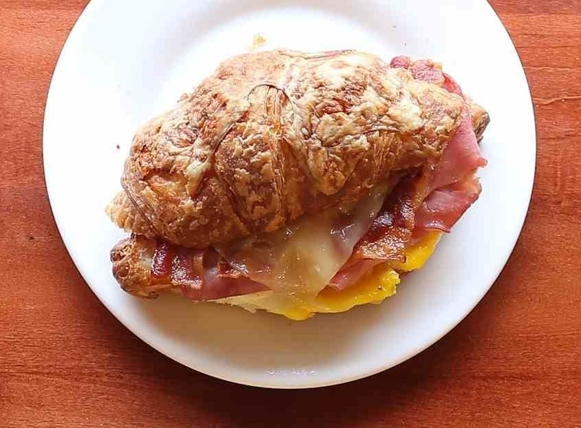 Ham & Cheese Breakfast Croissant