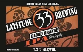 Latitude 33 Blood Orange IPA