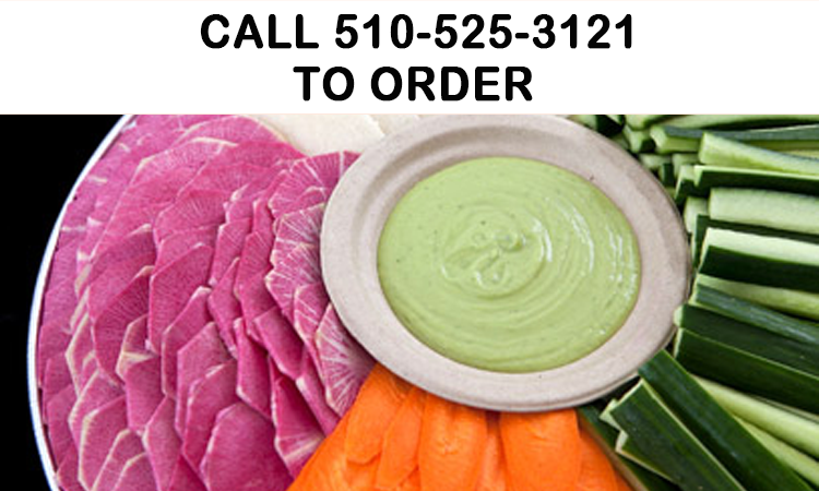 vegetable & avocado salsa platter (60 min for pickup)
