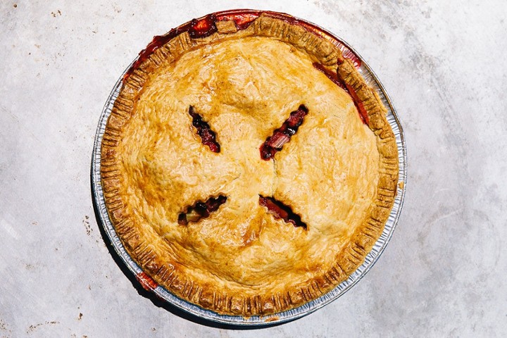 STRAWBERRY RHUBARB PIE