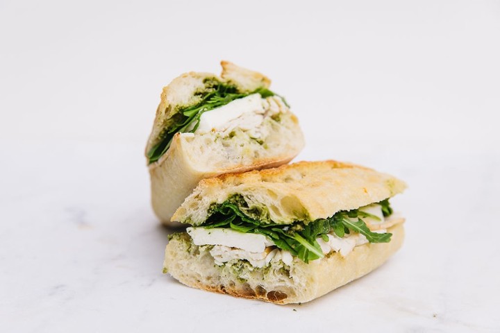 TURKEY PESTO BAGUETTE SANDWICH