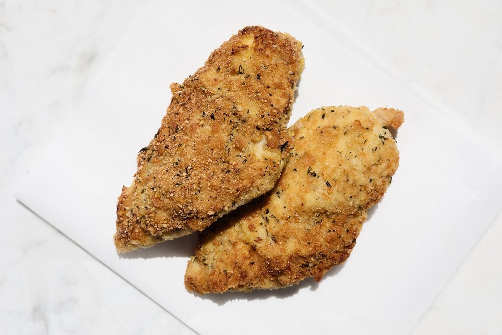 GLUTEN FREE BREADED CHICKEN BREASTS - TWO PIECES