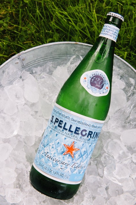 SAN PELLEGRINO SPARKLING WATER 1L GLASS