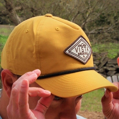 Hat - Gold w/ Patch