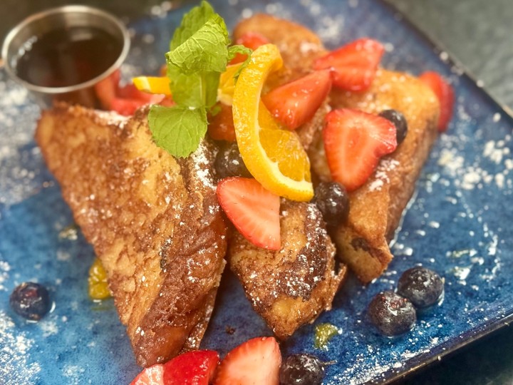 GRIDDLED GRAN MARNIER BRIOCHE FRENCH TOAST