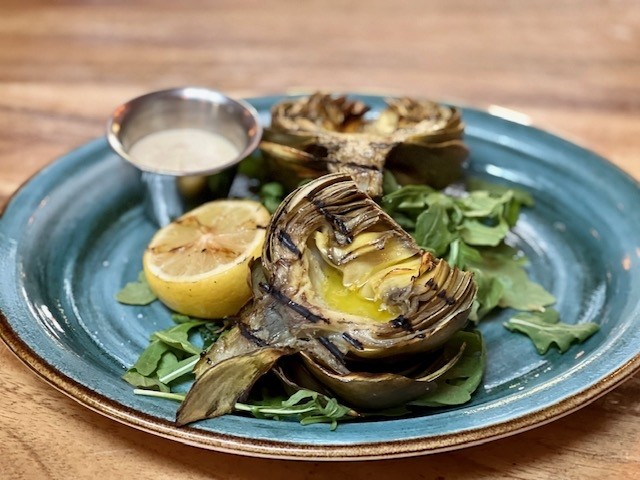GRILLED CASTROVILLE ARTICHOKE