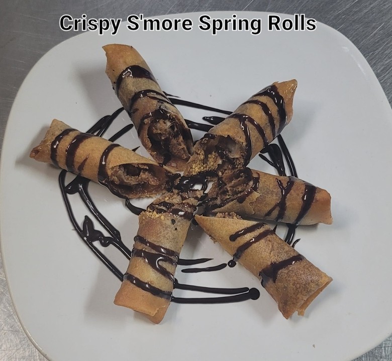 Crispy S’more Cheesecake Spring Rolls(3pcs).