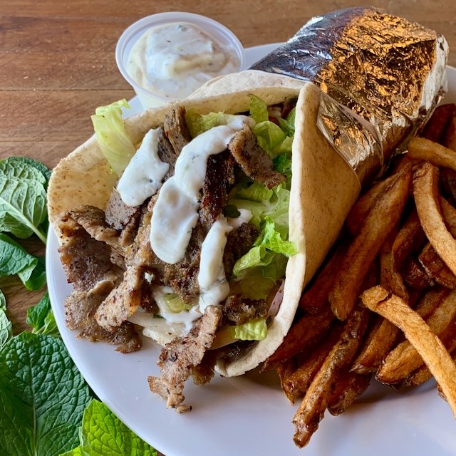 Lamb Gyro sandwich