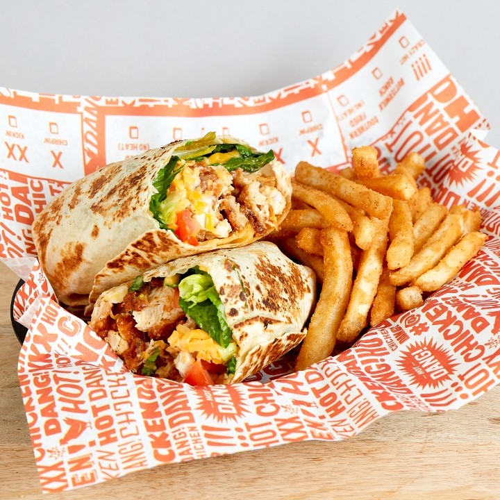 HOT! Chicken Wrap Meal