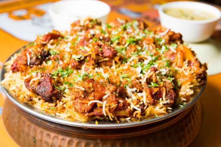 Goat Dum Biryani