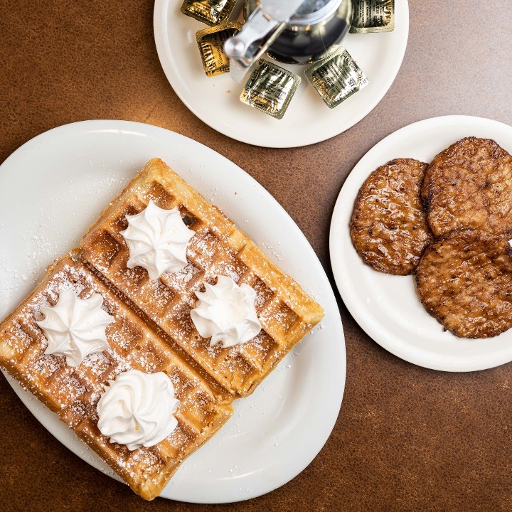 Waffle with Meat