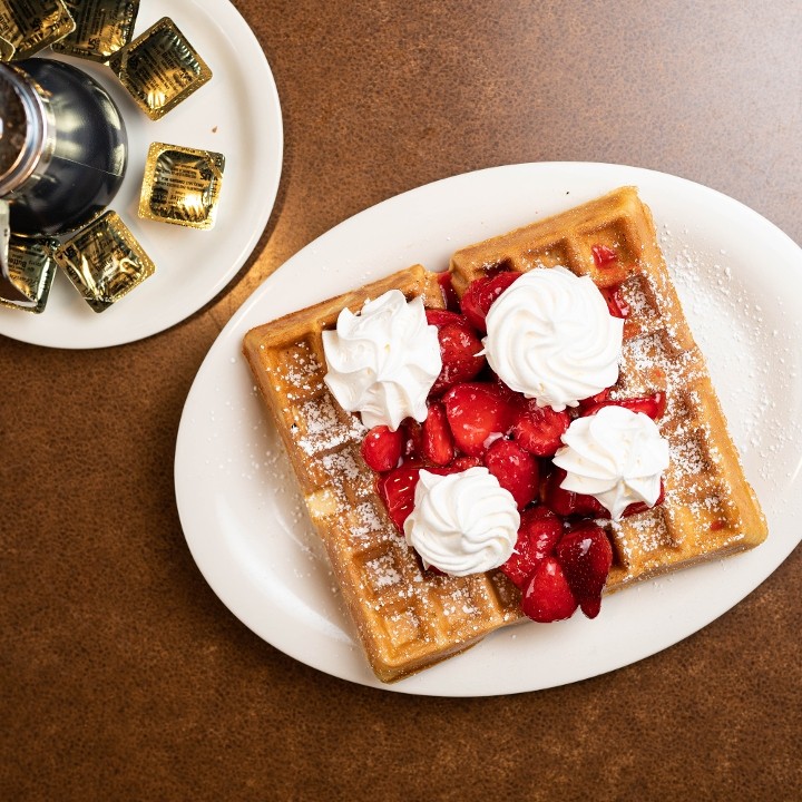 Waffle with Topping