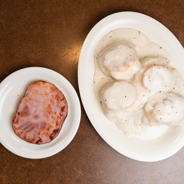 Biscuits & Gravy with Meat