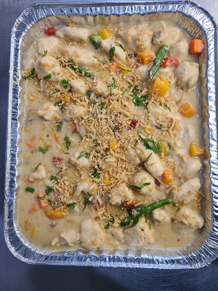 1/2 PAN COCONUT GINGER CHICKEN