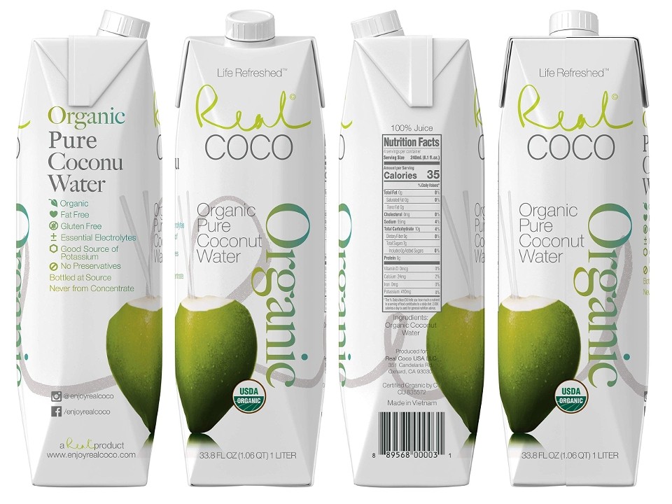 Real Coco's Organic Coconut Water