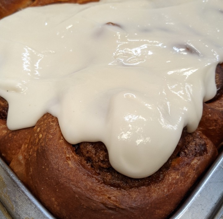 Glazed Brioche Cinnamon Roll