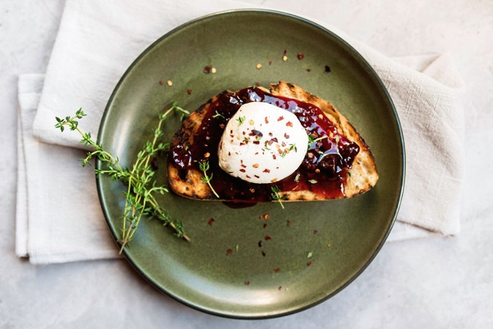 Burrata Toast & Jam