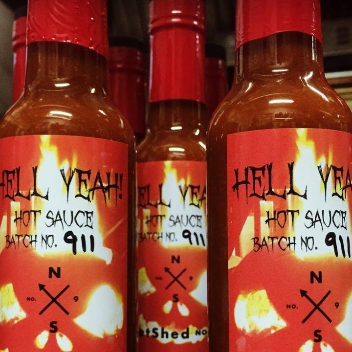 Hell Yeah! Hot Sauce Bottle