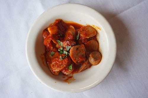 Sausage in Tomato Sauce