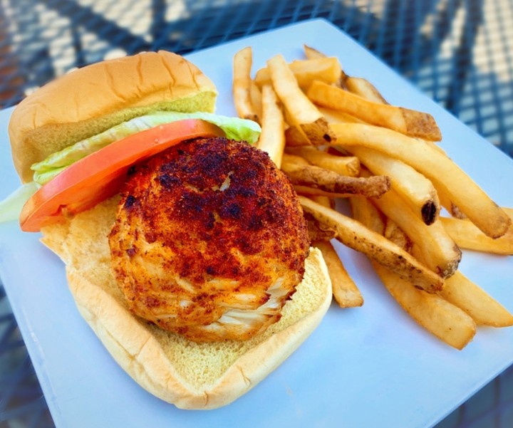Broiled Crabcake Sandwich
