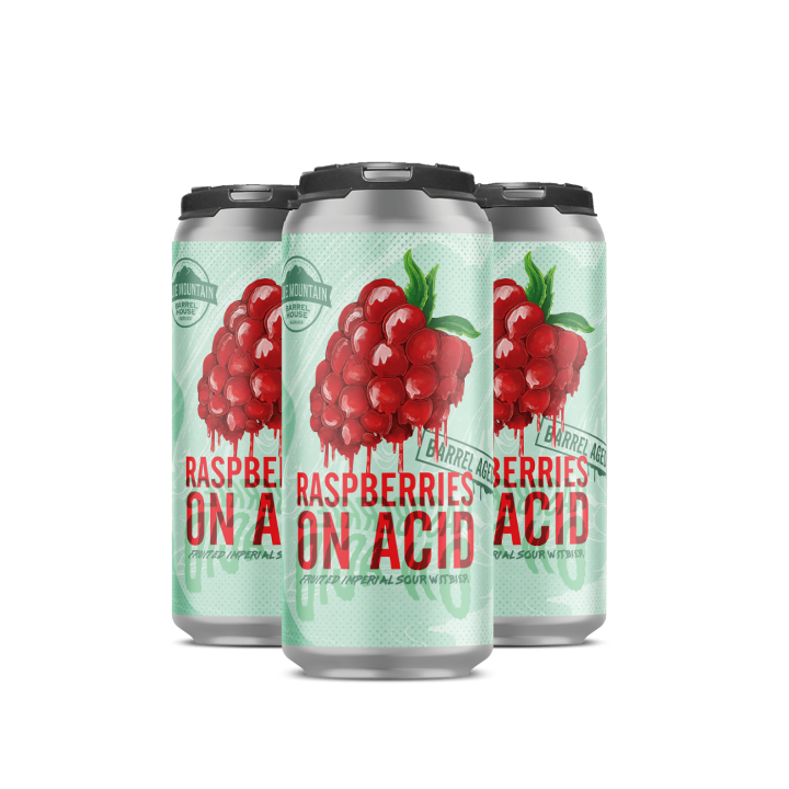 Case of 6 4 Pack Cans Raspberries on Acid (16oz)