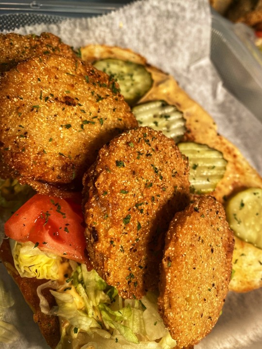 Fried Green Tomato Po Boy