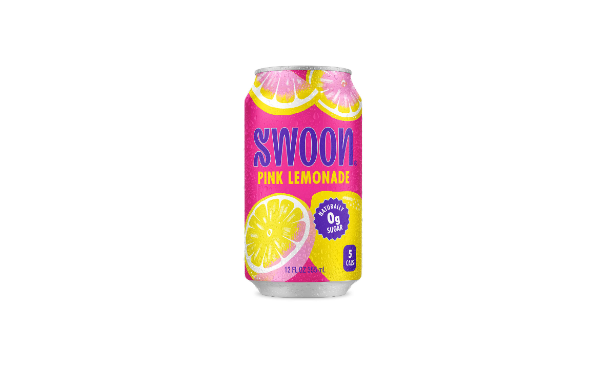 Swoon Pink Lemonade, No Sugar (12oz can)