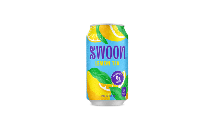 Swoon Lemon Tea, No Sugar (12oz can)