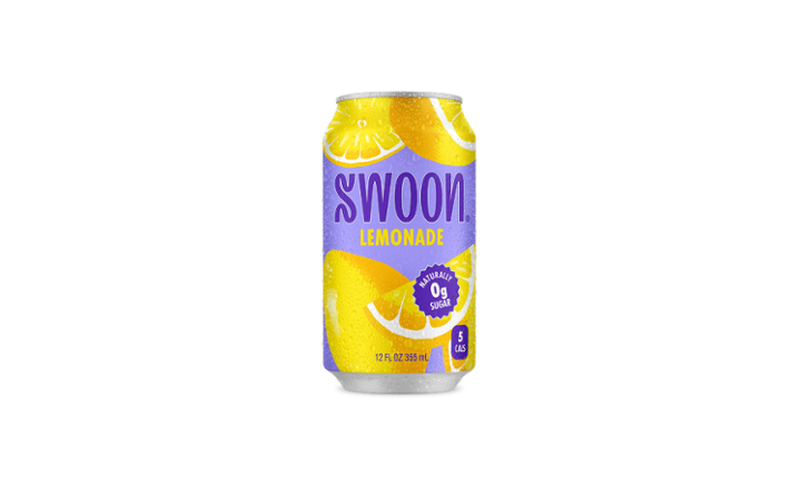 Swoon Lemonade, No Sugar (12oz can)